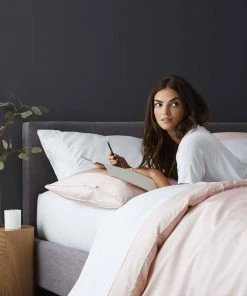 Sijo Tencel Eucalyptus Duvet Cover - Blush