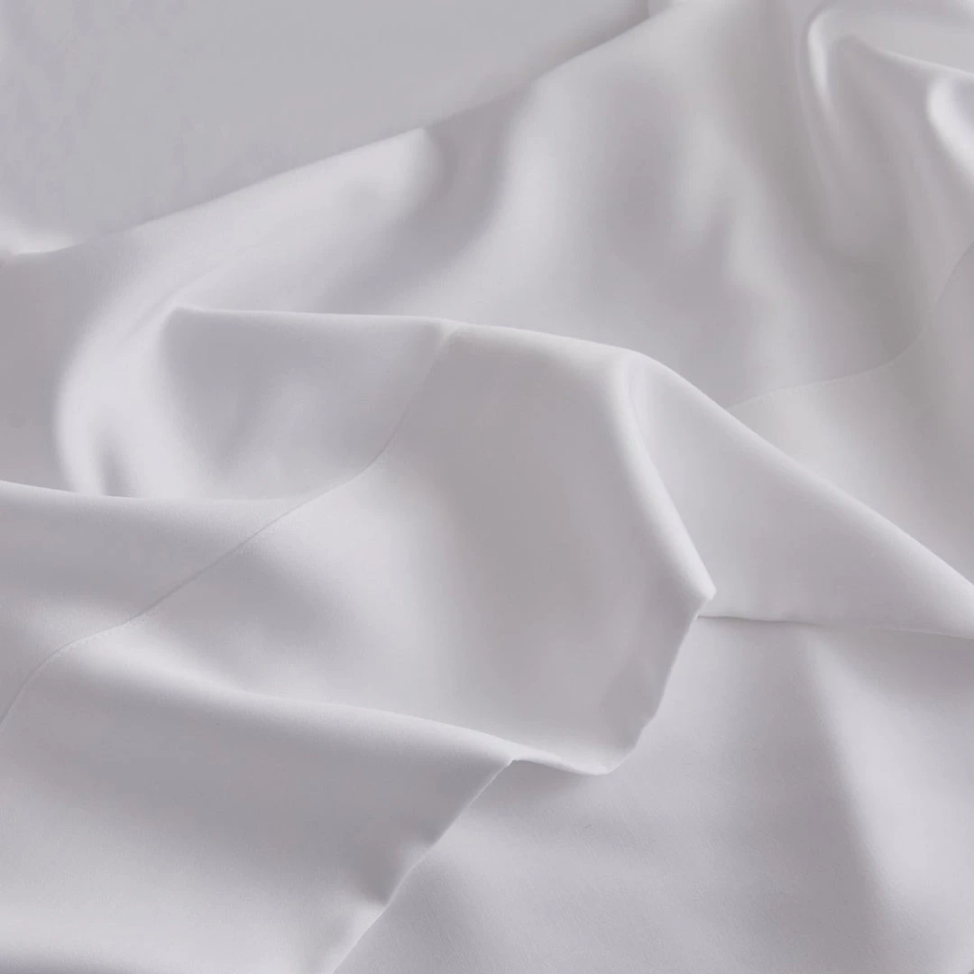 Sijo Tencel Eucalyptus Flat Sheet - Snow Sijo Tencel Eucalyptus Flat Sheet - Snow