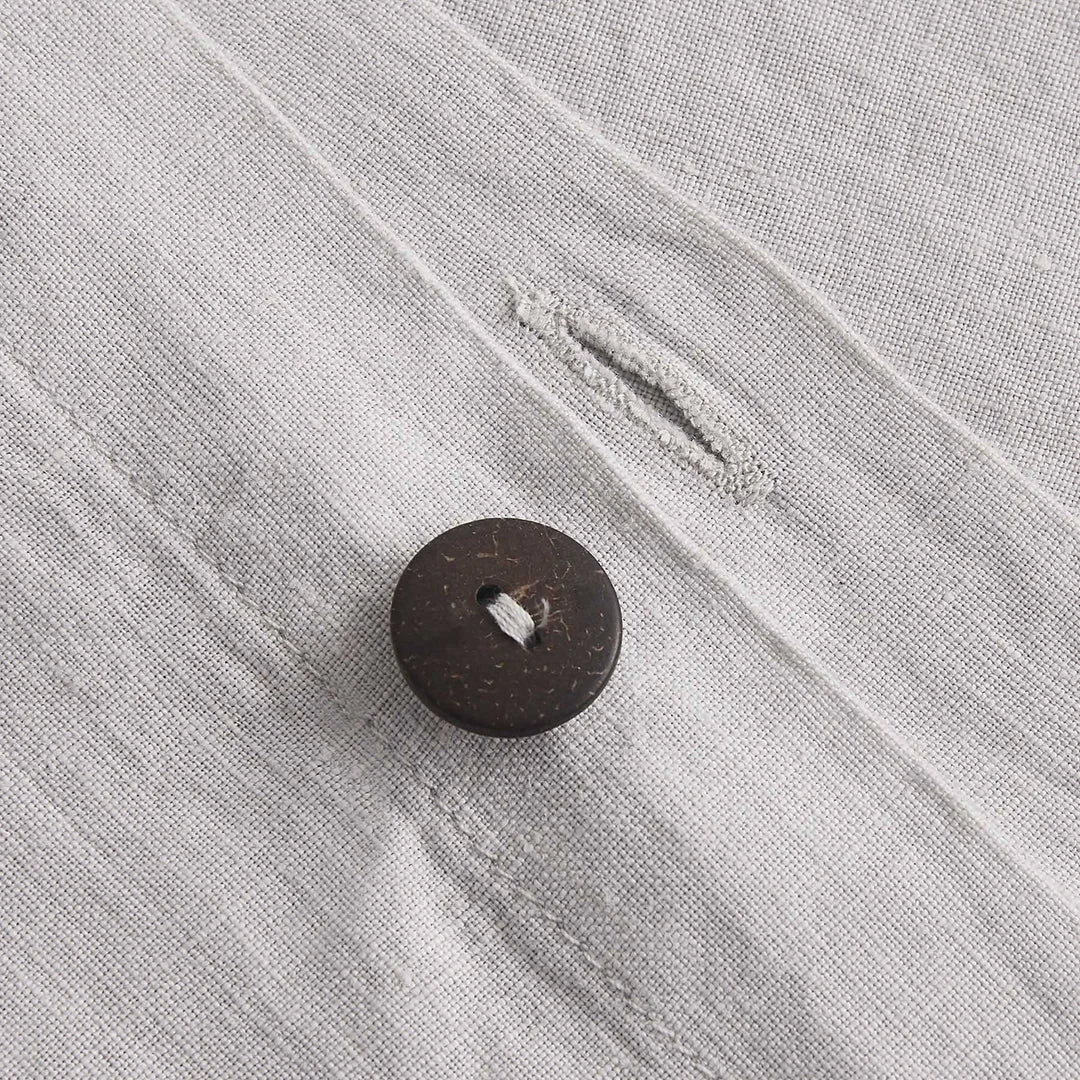 Sijo Best Sellers French Linen Duvet Cover - Fog Sijo Best Sellers French Linen Duvet Cover - Fog