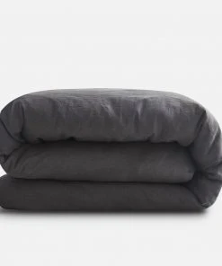 Sijo BIPOC Owned French Linen Duvet Cover - Slate