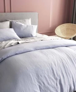 Sijo Best Sellers French Linen Duvet Cover - Sky