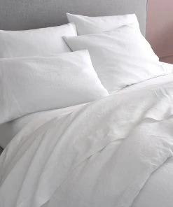 Sijo French Linen Duvet Cover - Snow