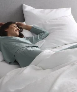 Sijo French Linen Duvet Cover - Snow