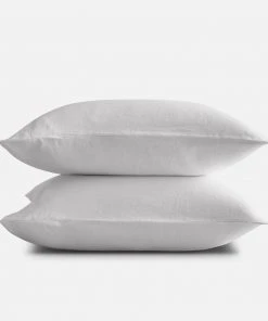 Sijo French Linen Pillowcase Set - Fog
