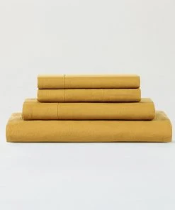 Sijo French Linen Sheet Set - Turmeric