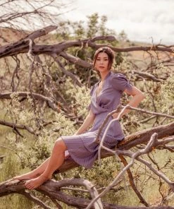 Valani Best Sellers Sitha Tencel Top - Purple Sage 3 Valani Best Sellers Sitha Tencel Top - Purple Sage