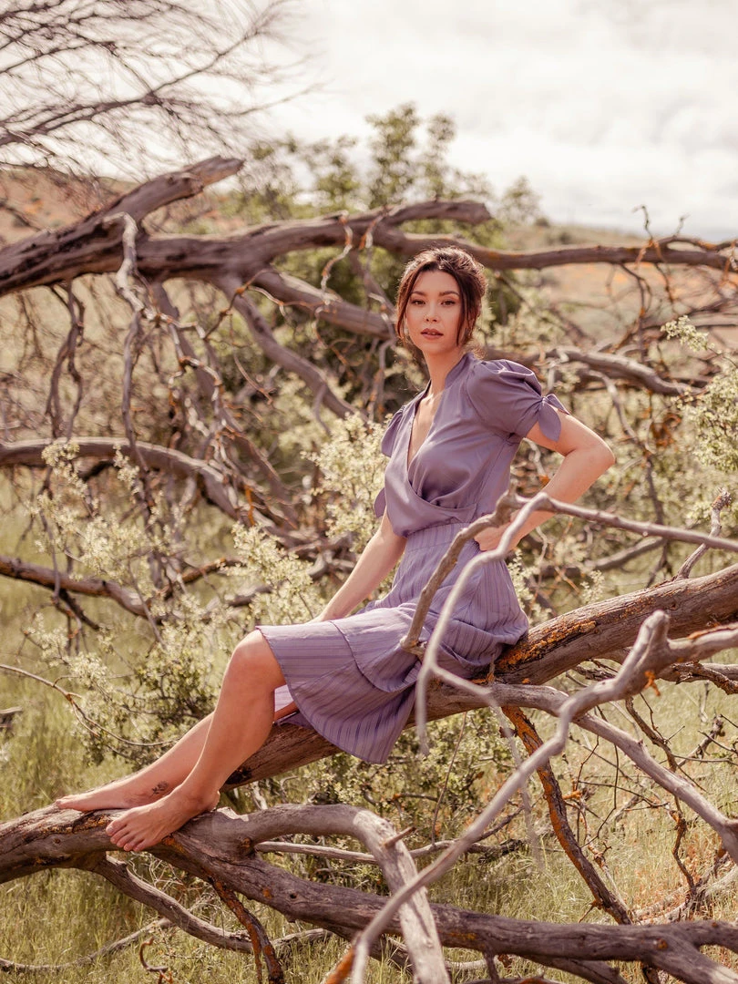 Valani Best Sellers Sitha Tencel Top - Purple Sage Valani Best Sellers Sitha Tencel Top - Purple Sage