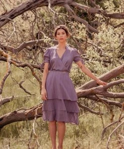 Valani Best Sellers Sitha Tencel Top - Purple Sage 2 Valani Best Sellers Sitha Tencel Top - Purple Sage