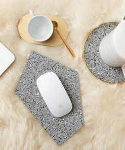 Slash Objects Recycled Brass + Rubber Trivet - Gris Kitchen + Dining