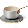 Slash Objects Recycled Brass + Rubber Trivet - Gris Kitchen + Dining