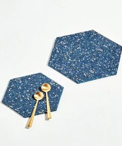 Slash Objects Hex Recycled Rubber Trivet Set - Royal Best Sellers