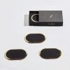 Slash Objects Ring Recycled Rubber Coaster Set - Black