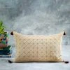 Soil To Studio Avani Linen Lumbar Pillow Cover - Cream Home Goods