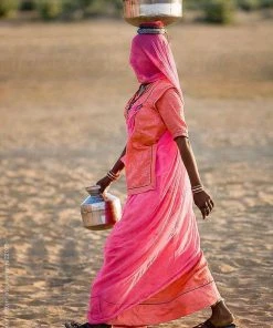 Soil To Studio Eli Linen Throw Pillow Cover - Bright Pink Best Sellers