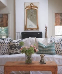 Soil To Studio Home Goods Myra Ikat Throw Pillow Cover