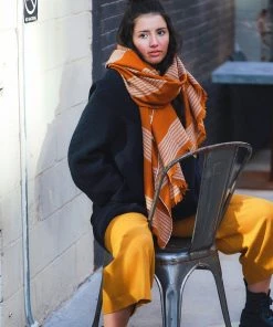 Soil To Studio Natasha Color Blocked Merino Scarf Accessories