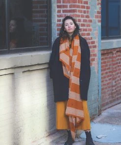 Soil To Studio Natasha Color Blocked Merino Scarf Accessories