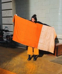 Soil To Studio Pragati Color Blocked Merino Scarf