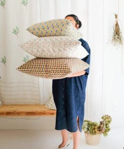 Soil To Studio Home Goods Saba Linen Throw Pillow Cover