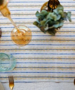Soil To Studio Kitchen + Dining Sanya Linen Table Runner