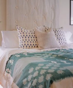 Soil To Studio Tanvi Ikat Throw Blanket Home Goods