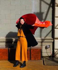 Soil To Studio Accessories Vandana Color Blocked Merino Scarf