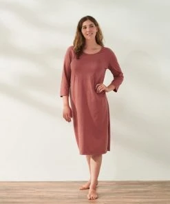 Coyuchi Best Sellers Solstice Nightgown - Rosehip