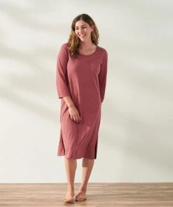 Coyuchi Best Sellers Solstice Nightgown - Rosehip