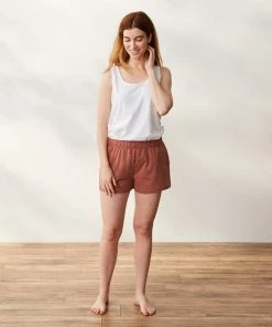 Coyuchi Best Sellers Solstice Short - Rosehip