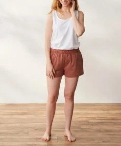 Coyuchi Best Sellers Solstice Short - Rosehip