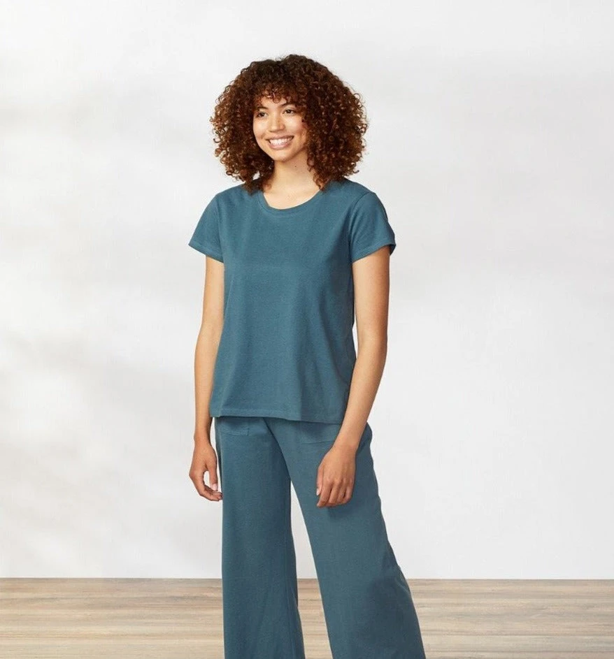 Coyuchi Solstice Short Sleeve Crew Tee Coyuchi Solstice Short Sleeve Crew Tee