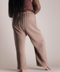 Soluna Collective Chestnut Relaxed Pants Clothing
