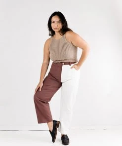 Soluna Collective Two-Tone Cargo Pants