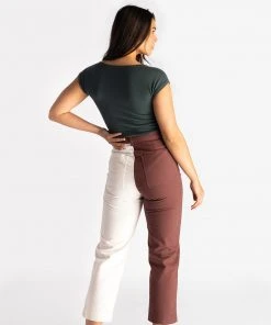Soluna Collective Two-Tone Cargo Pants