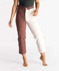 Soluna Collective Two-Tone Cargo Pants