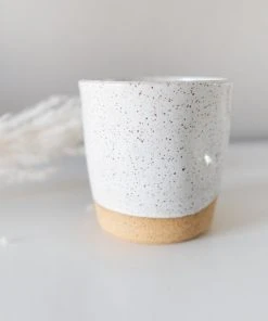 Moonshine Design Speckled Stoneware Pinch Tumbler Set Home Goods