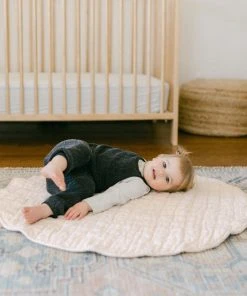 Creative Women New Arrivals Stone Washed Linen Quilted Playmat