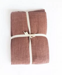 Creative Women Best Sellers Stone Washed Linen Tablecloth - Ash Rose