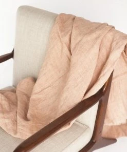 Creative Women Home Goods Stone Washed Linen Throw Blanket