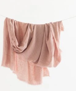 Creative Women Home Goods Stone Washed Linen Throw Blanket