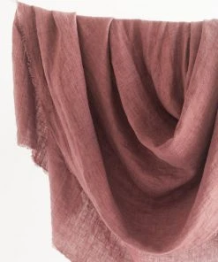 Creative Women Home Goods Stone Washed Linen Throw Blanket