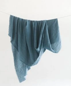 Creative Women Home Goods Stone Washed Linen Throw Blanket