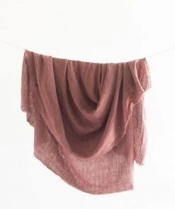 Creative Women Home Goods Stone Washed Linen Throw Blanket