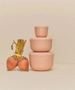 EKOBO Storage Store And Go 8 Oz Recycled Bamboo Container Set