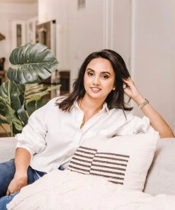 Casa Amarosa Stripe Throw Pillow Cover - Black