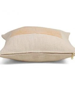 Casa Amarosa Stripe Throw Pillow Cover - Gold Earth 11 Casa Amarosa Stripe Throw Pillow Cover - Gold Earth