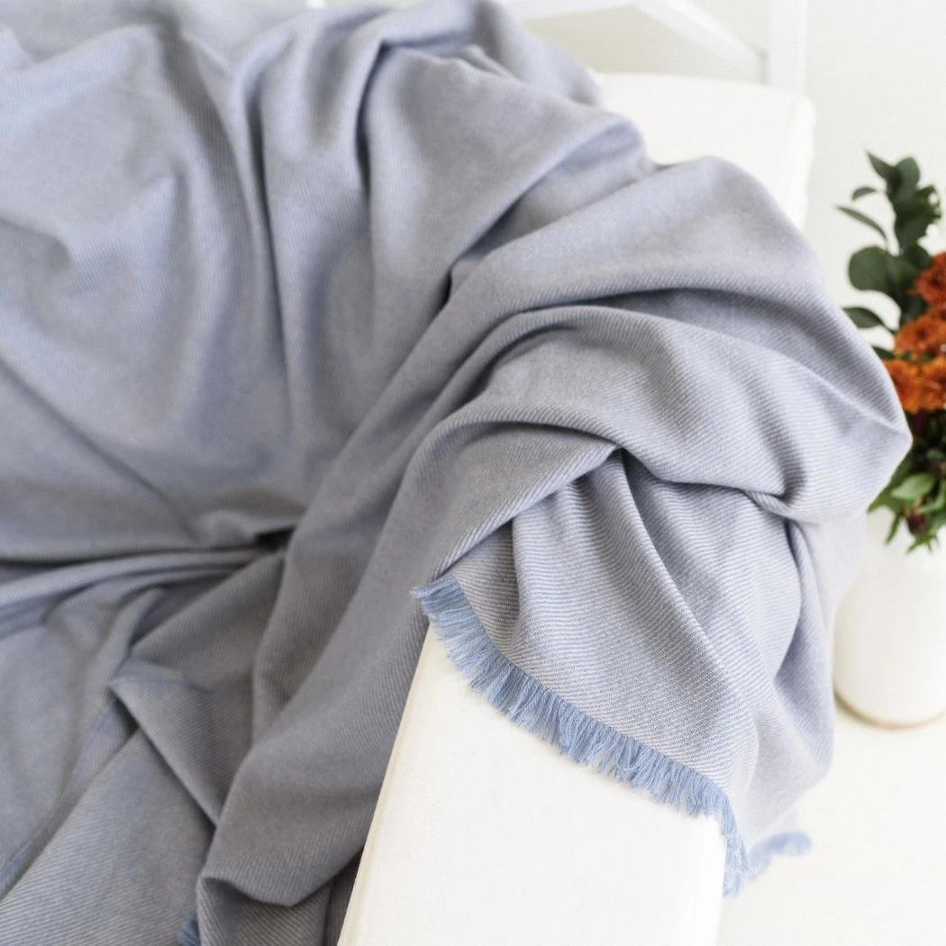 Studio Variously Boro Merino Wool Throw Blanket Studio Variously Boro Merino Wool Throw Blanket