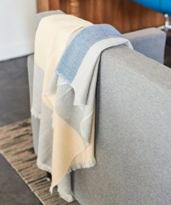 Studio Variously Ceru Merino Wool Throw Blanket