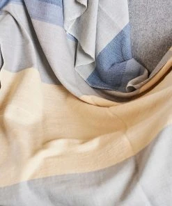 Studio Variously Ceru Merino Wool Throw Blanket