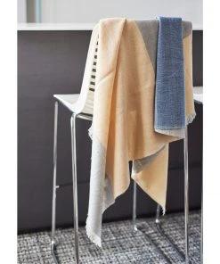 Studio Variously Ceru Merino Wool Throw Blanket